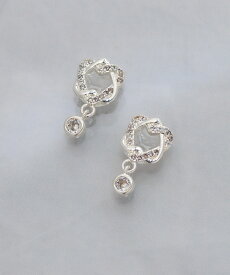 【キュービックジルコニア】オーバーレイハート／貼るだけピアス PiPPi（Harudake Pierce PiPPi）