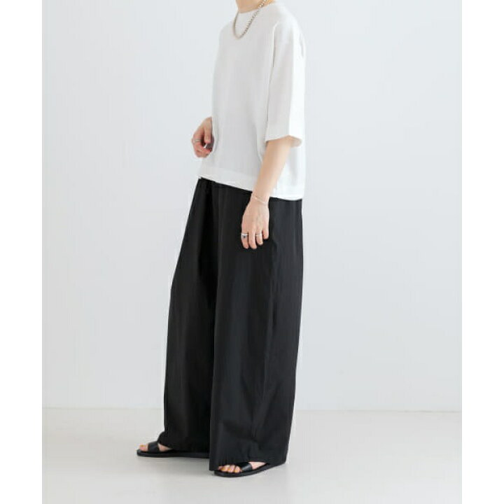 楽天市場】AMOMENTO COTTON BANDING WIDE PANTS／アーバンリサーチ 