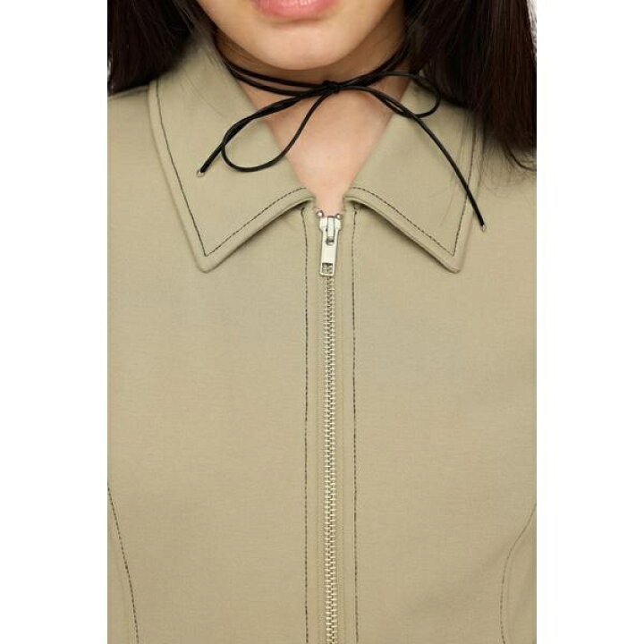 楽天市場】FRONT ZIP BACK OPEN ショートワンピース／スライ（SLY  