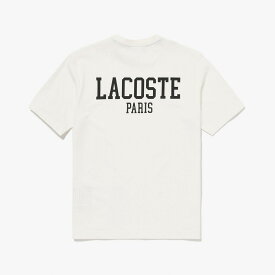 【LACOSTE/ラコステ】バックプリント クルーネックTシャツ ワンポイントロゴ／フレディ＆グロスター（FREDY＆GLOSTER）