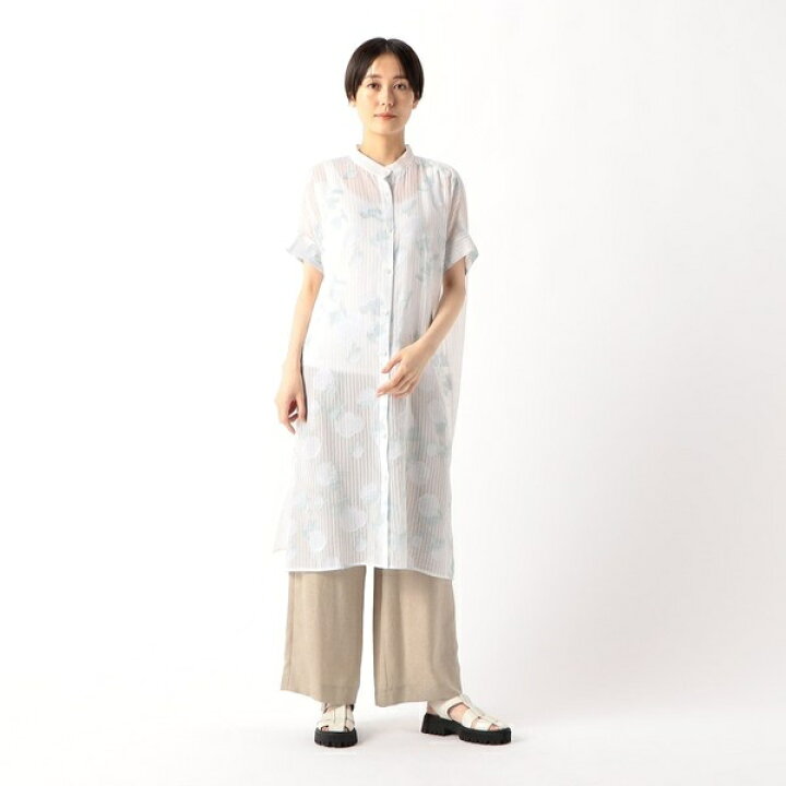 楽天市場】〔 +サイズ 〕 しゃくやくカットジャカード シャツ 