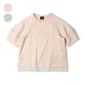 花柄ジャガードランタンスリーブ半袖Tシャツ／クレセント（Crescent）