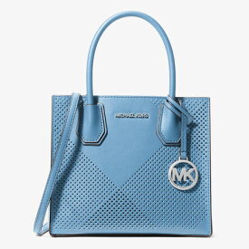 MERCER パーフォレイテッド ショッパートート クロスボディ ミディアム／マイケル・コース（Michael Kors）