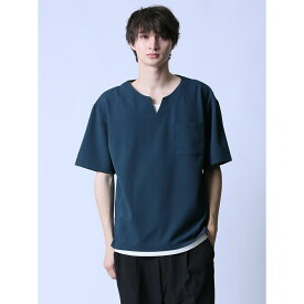 KAITEKI+ キーネック半袖Tシャツ＆タンクトップ アンサンブル／セマンティックデザイン（semantic design）