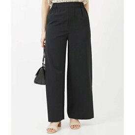 【小さいサイズ】シボストレッチワイドパンツ/セットアップ対応/洗える／MK ミッシェルクラン（MK MICHEL KLEIN ）