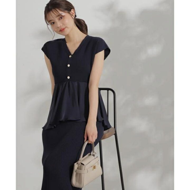 楽天市場】ペプラムナローニットSET UP／プロポーション ボディ  