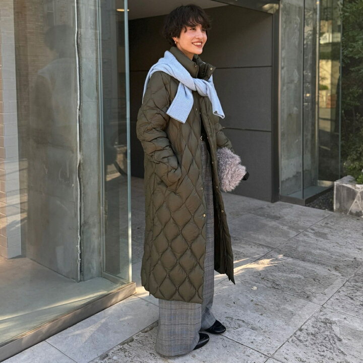楽天市場】◇【WEB限定】【TAION/タイオン】ヘチマキルトロングダウン 
