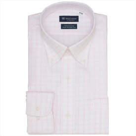 【超形態安定】 ノーアイロン ボタンダウンカラー 長袖 ワイシャツ 綿100%／ブリックハウス（BRICKHOUSE）