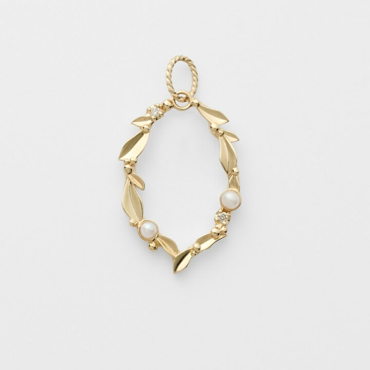 楽天市場】K10パールフレームチャーム／アガット（agete） : 丸井  