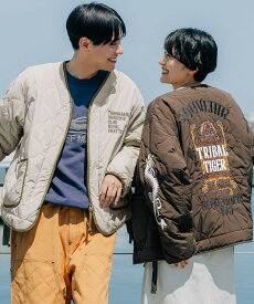 【オリジナル刺繍がかっこいい！】スーベニア 刺しゅう キルト ジャケット メンズ／クリフメイヤー（KRIFF MAYER）