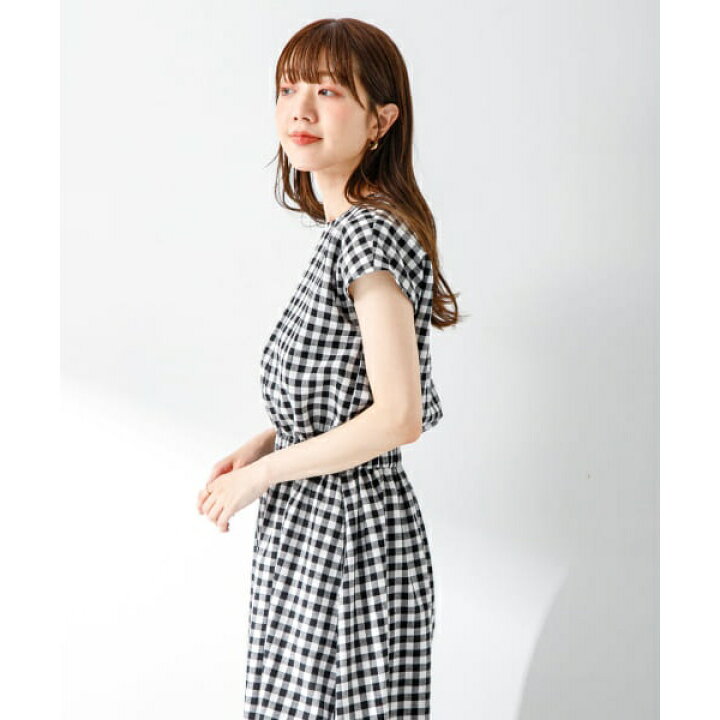 楽天市場】『UR TECH 高機能リネン』リネン混ギャザーワンピース 