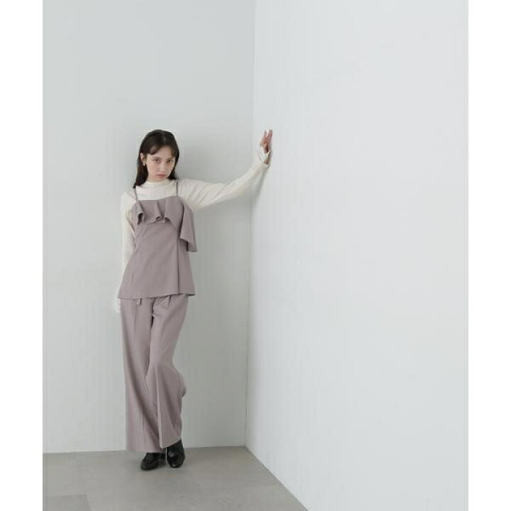 楽天市場】ラッフル SETUP ワイドパンツ 24AW／ナチュラルビューティー 