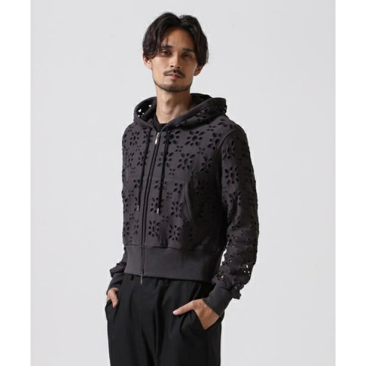 楽天市場】MASU／エムエーエスユー／FLOWER HOLE ZIP-UP SWEAT PARKA 