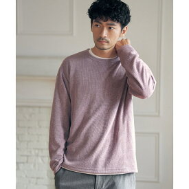 【2点セット】メランジ畦プルオーバーインナーセット／イッカ（ikka）