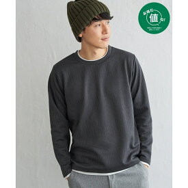 フクレジャカードクルーネックレイヤード／イッカ（ikka）