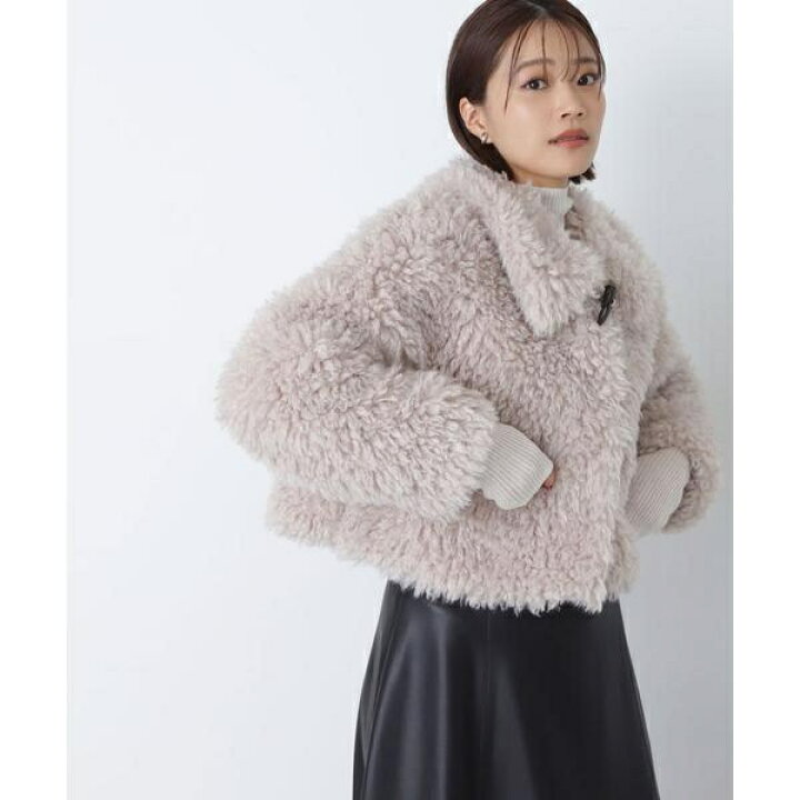 楽天市場】カーリーフェイクファーブルゾン 24AW／ナチュラル 