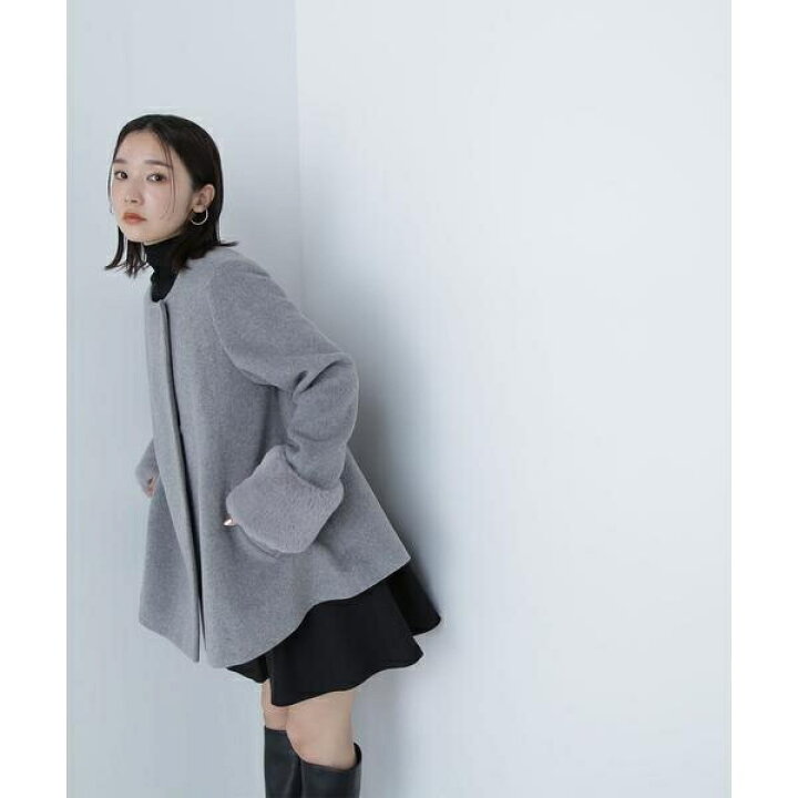 楽天市場】フェイクファースリーブハーフコート 24AW／ナチュラル 