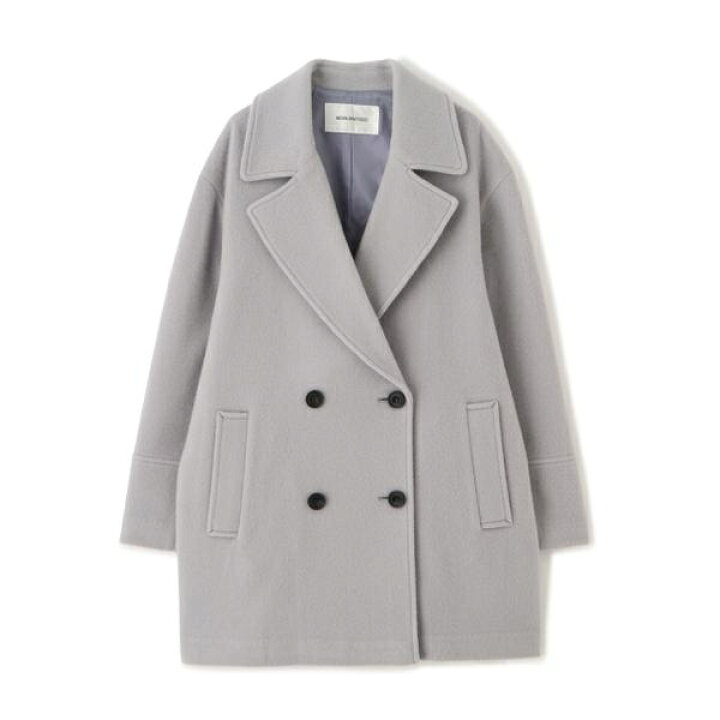 楽天市場】ダブルブレストフォルムミドルコート 24AW／ナチュラル 