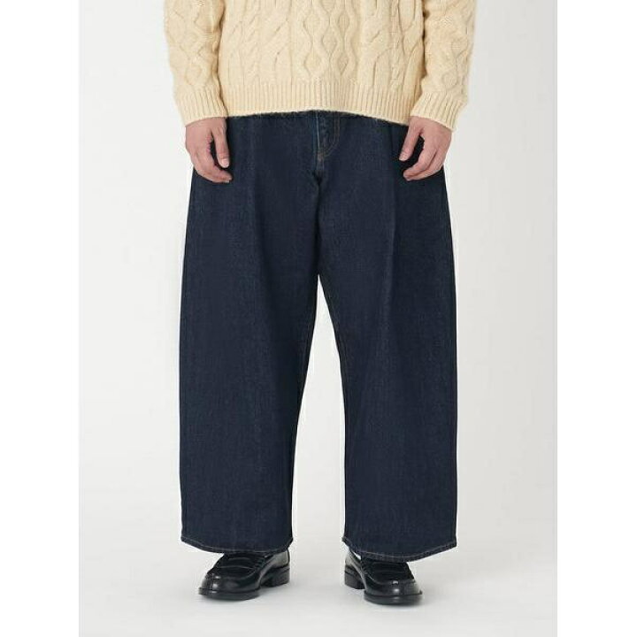 楽天市場】WIDE PLEAT CROP ミディアムインディゴ MEADOW MADE OF  