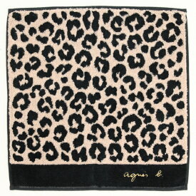 アニエスベー　タオルハンカチ　レオパード　【agnes b】／アニエスベー（agnes b.）