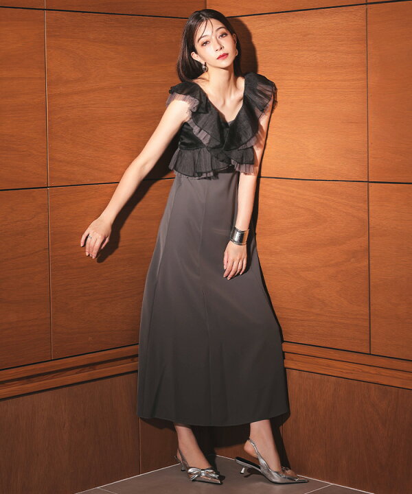 楽天市場】【ANDRESD】pleats tulle dress／アンドレスド（ANDRESD 