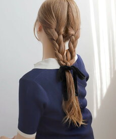 ベロアリボンミニバレッタ／アネモネ（ANEMONE）