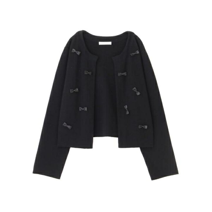 楽天市場】リボンニットジャケット 24AW／プロポーション ボディ 