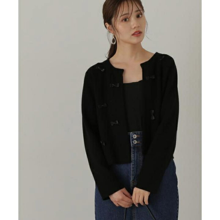 楽天市場】リボンニットジャケット 24AW／プロポーション ボディ 