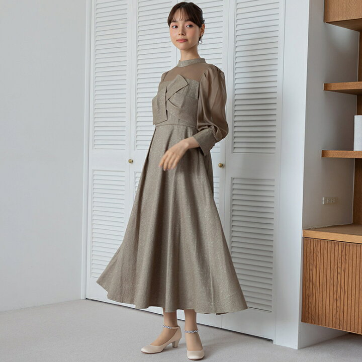 楽天市場】【formformaオリジナル】ジャガードワンピースドレス/結婚式 