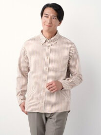 ぬくもりマルチストライプシャツ／エレメント オブ シンプルライフ（element of SIMPLE LIFE）