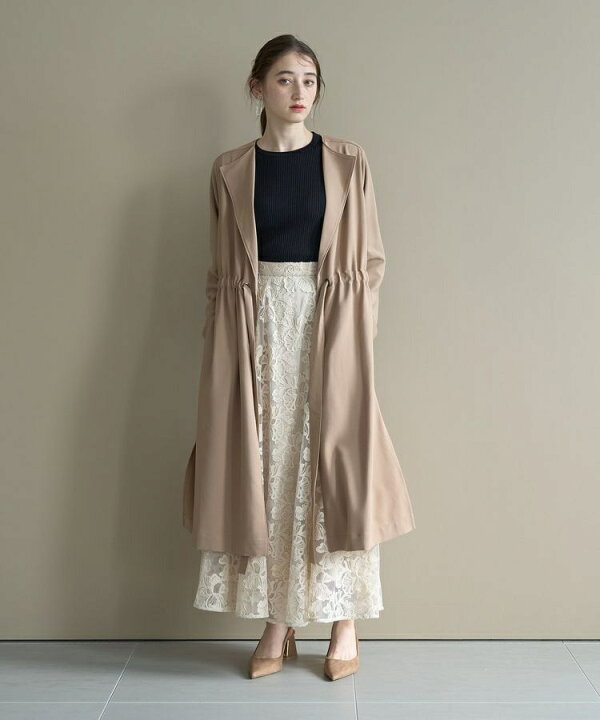 楽天市場】異素材MIXガウンコート／イェッカ ヴェッカ（YECCA VECCA 