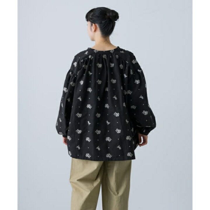 楽天市場】クロスステッチスモックブラウス／かぐれ（kagure） : 丸井  