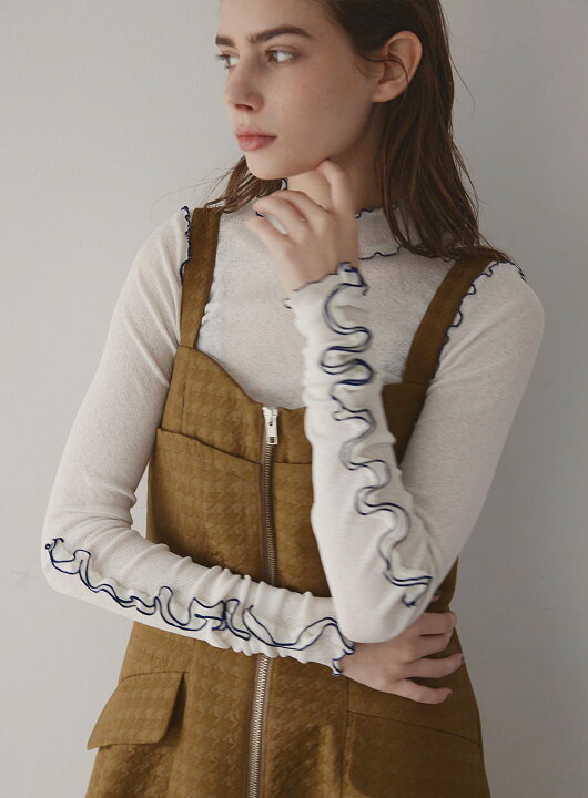 楽天市場】千鳥ジャガードジップワンピース／コエル（COEL） : 丸井  