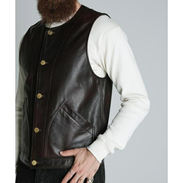楽天市場】BUFFALOW LEATHER VEST／バッファロー レザーベスト 