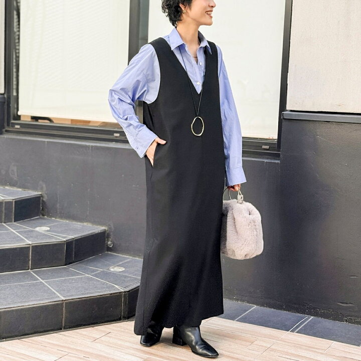 楽天市場】《セットアップ対応》ウォッシャブル両面起毛2WAYワンピース 