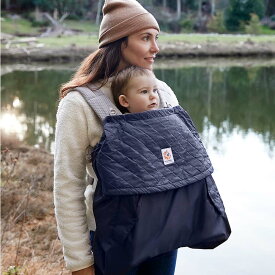 【エルゴベビー】オールウェザー　ベビーキャリアカバー/チャコール／ダッドウェイ（DADWAY）