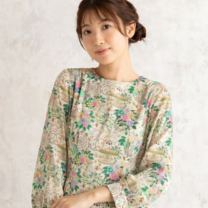 楽天市場】【22fabric】デコレーションパーク/ワンピース／ジョリー  