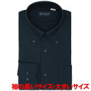 【ストレッチ・大きいサイズ】 ボタンダウンカラー 長袖 形態安定 ニットシャツ／ブリックハウス（BRICKHOUSE）