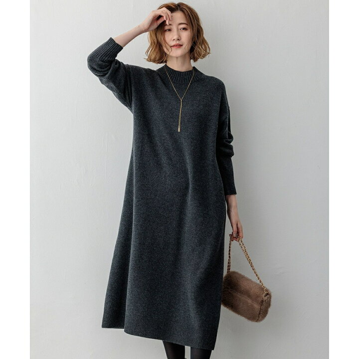 楽天市場】【洗える】カシミヤブレンド ニットワンピース／23区（23KU 