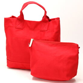 MOLESKIN+CANVAS 2WAY TOTE(ショルダー+ポーチ付）／アースメイド（EARTHMADE）