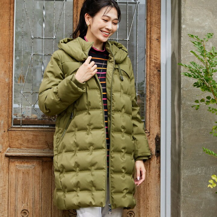 楽天市場】【一部店舗・EC限定】シームレスロングダウンコート 