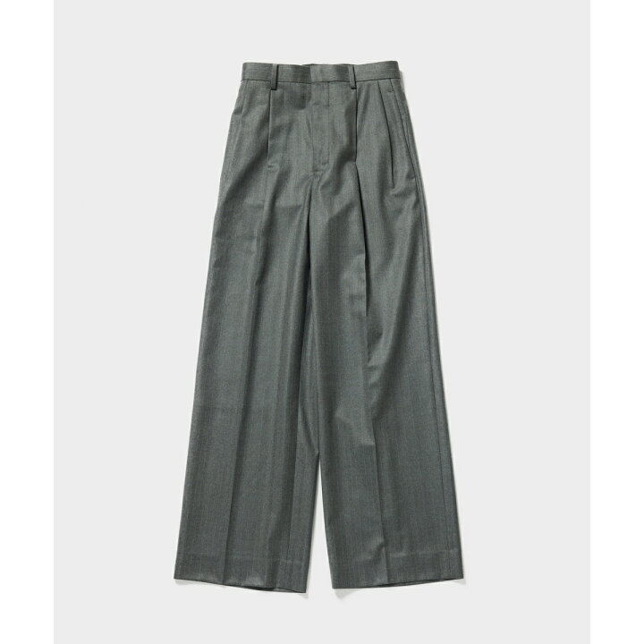 楽天市場】WOMEN【AURALEE】WOOL FULLING FLANNEL STRIPE SLACKS 