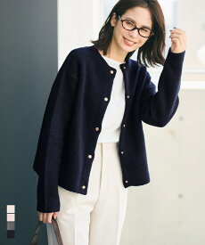 ダブルフェイスニットカーディガン 全4色／コカ（coca）