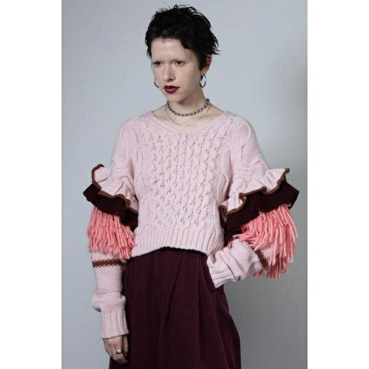 楽天市場】デコラティブケーブルニット／ローズバッド（ROSE BUD  