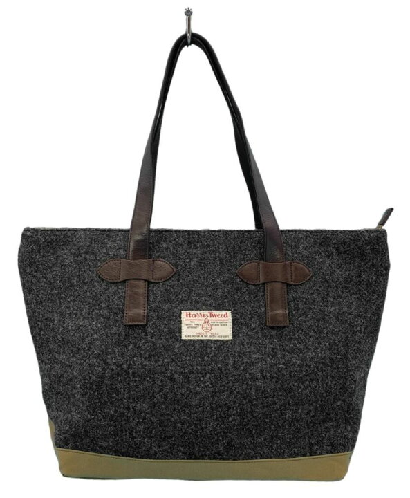 楽天市場】Harris Tweed ハリスツイードxパラフィン帆布の横型トート 
