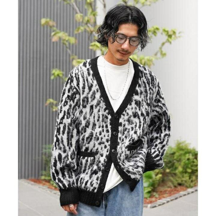 楽天市場】SHAGGY KNIT LEOPARD／シャギーニット レオパード／ショット 