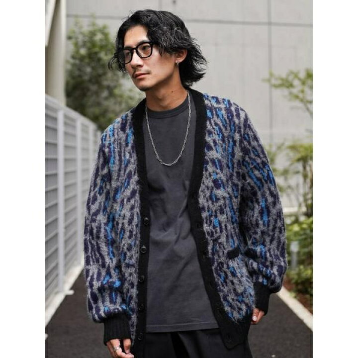 楽天市場】SHAGGY KNIT LEOPARD／シャギーニット レオパード／ショット 