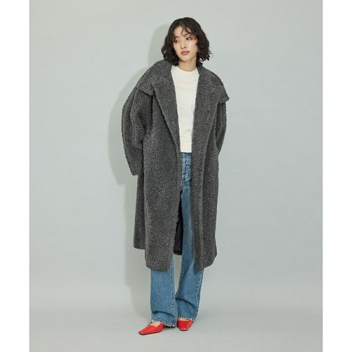 楽天市場】【WEB限定】スタンドカラーボアコート／アダムエロペ（ADAM 