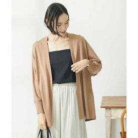 [小さいサイズ]ドルマンスリーブロングカーディガン／ミッシェルクラン（MICHEL KLEIN）