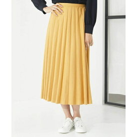 [小さいサイズ]スエード調プリーツスカート／ミッシェルクラン（MICHEL KLEIN）